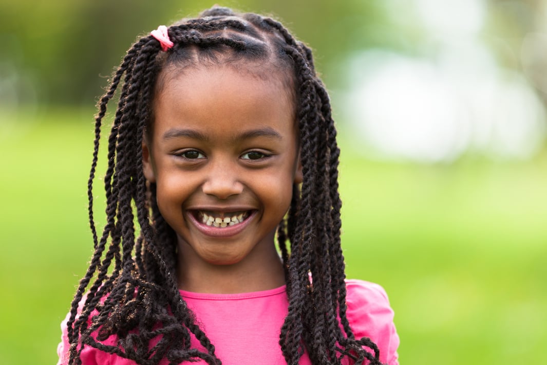 Cute Young Black Girl 